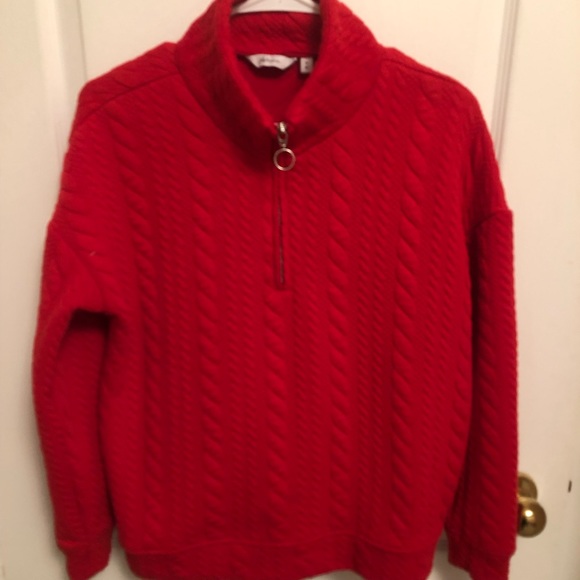 Reitmans Red Pullover Sweater - Picture 1 of 8